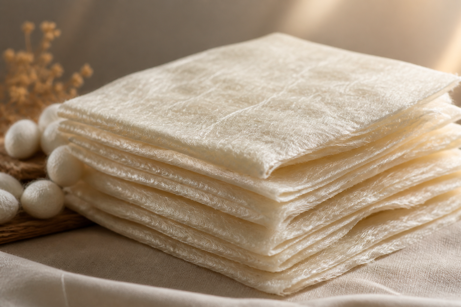 Silk Cocoon Sheets